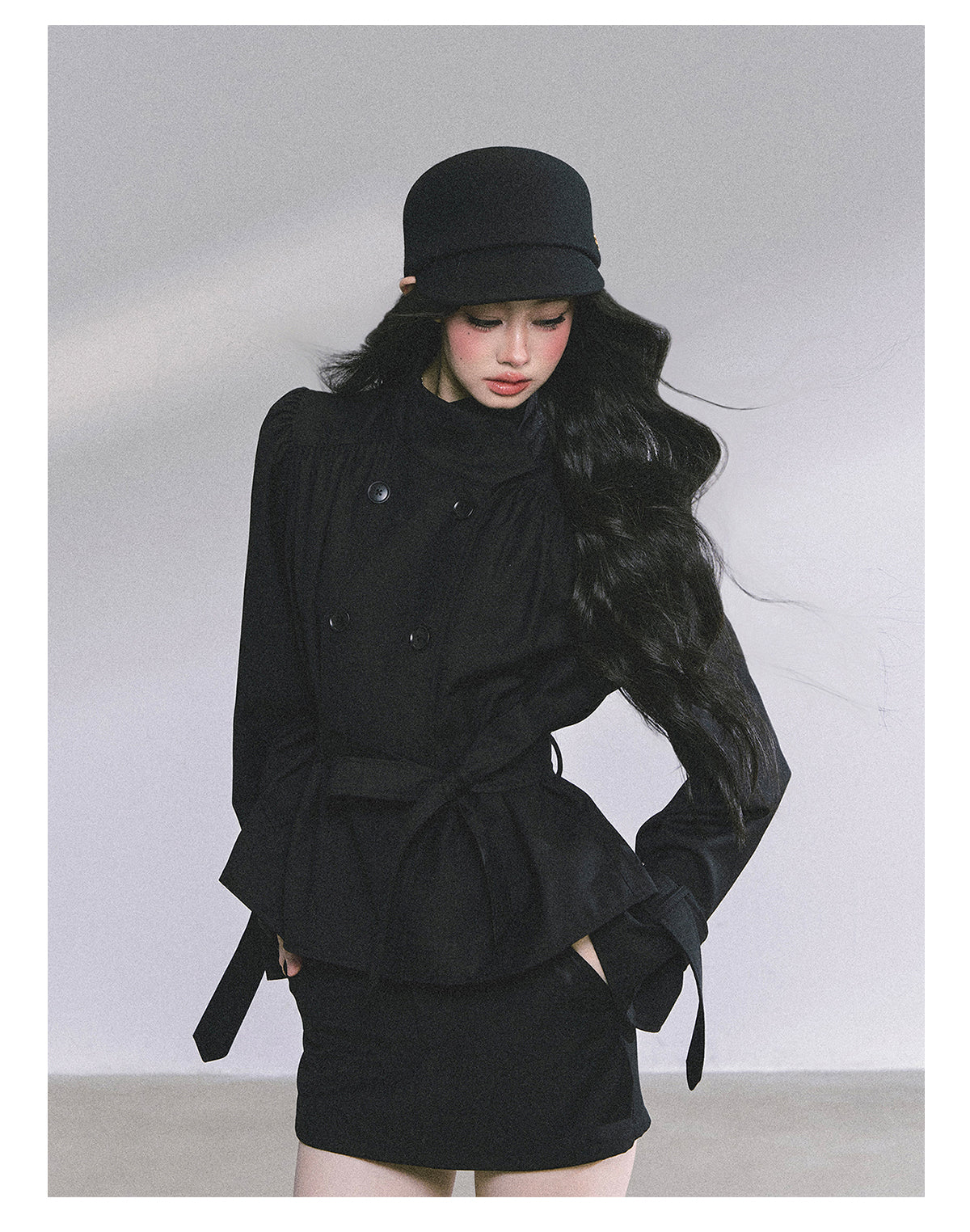 SHAOYEYAN Audrey Hepburn Style Two-Piece Set