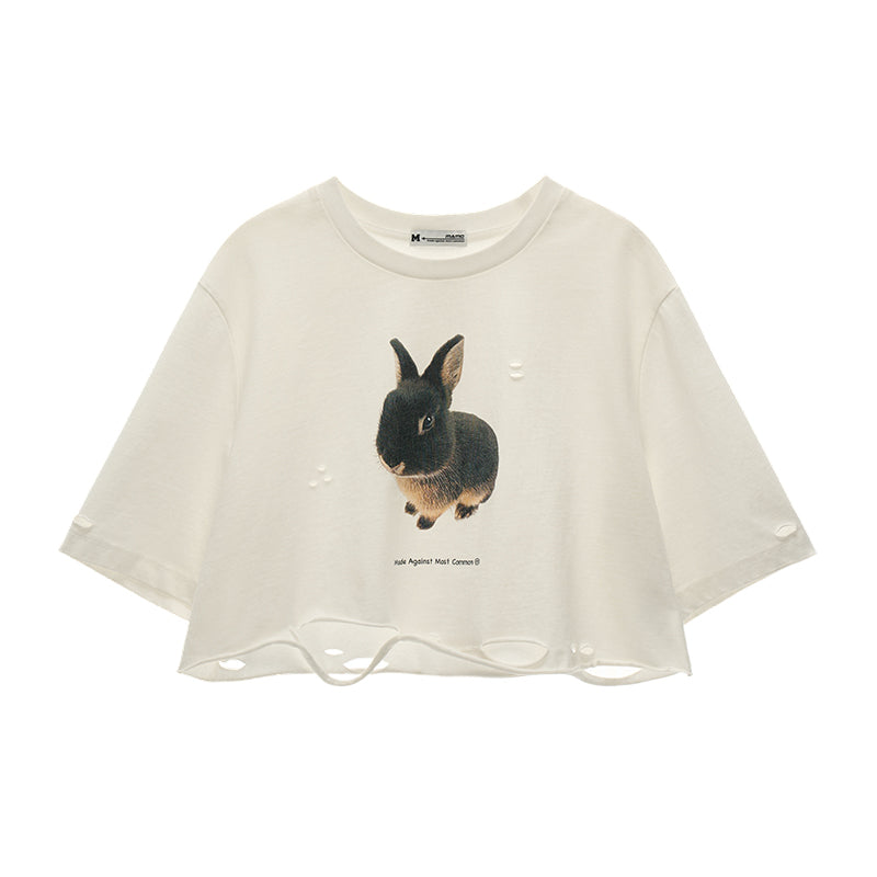 MAMC Animal Print Oversized Tee