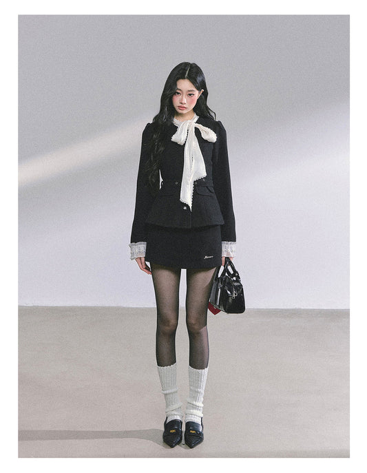 ShaoYeYan French Elegant Heiress Style Slim-Fit Blazer