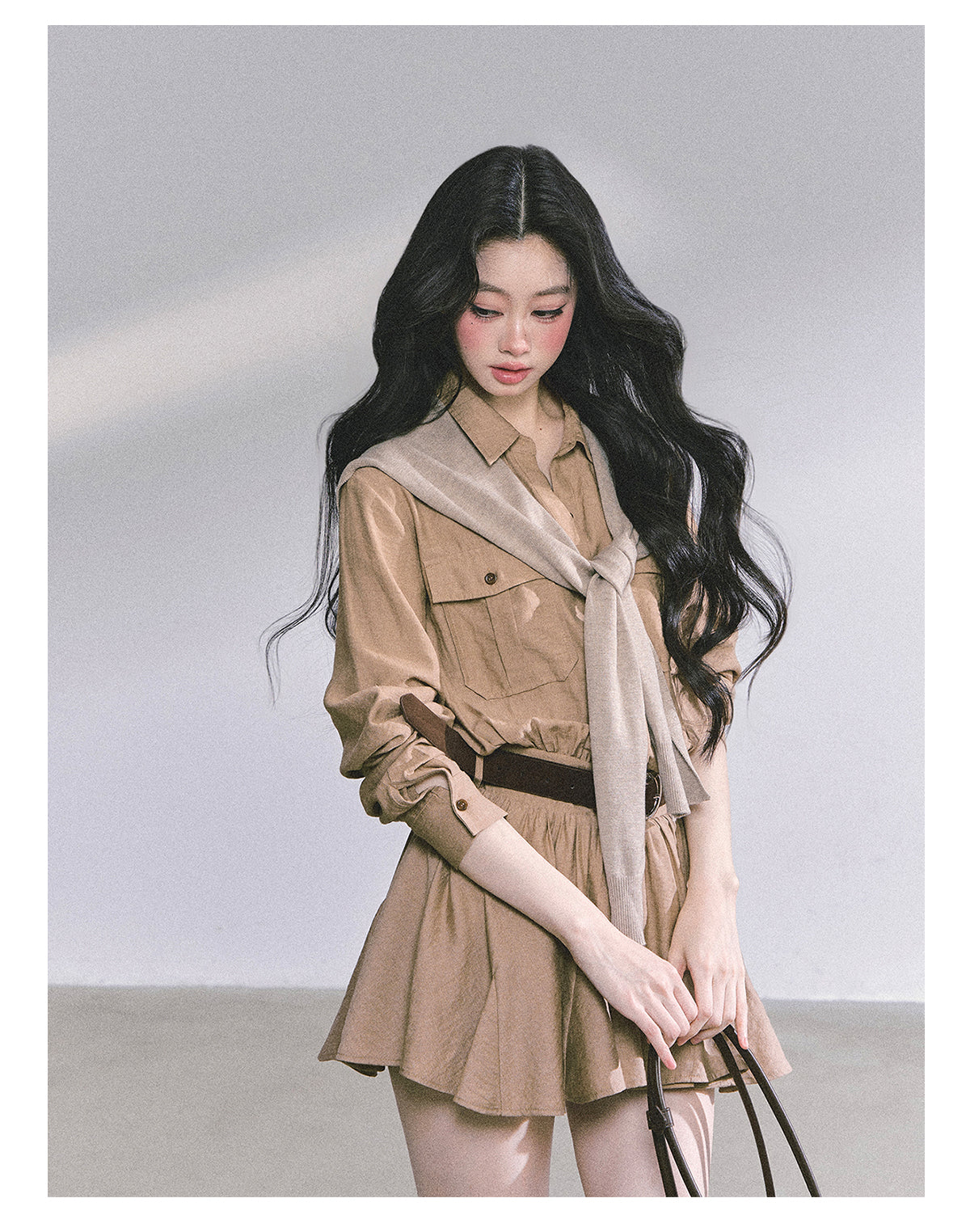 SHAOYEYAN Waist-Defining Office Dress