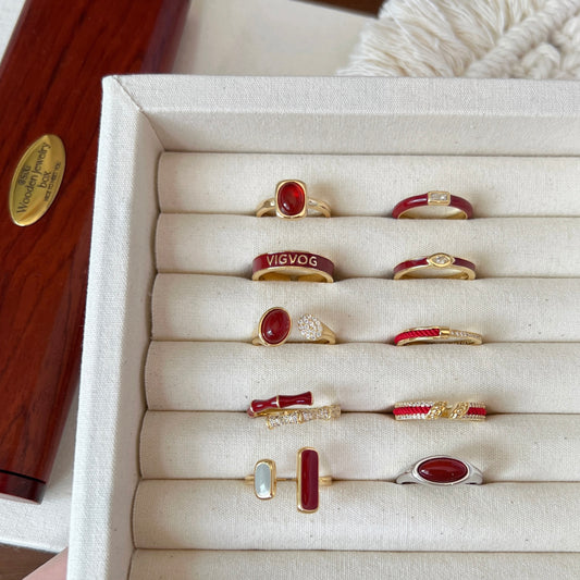 VIGVOG 2025 New Chinese Style Ring Collection