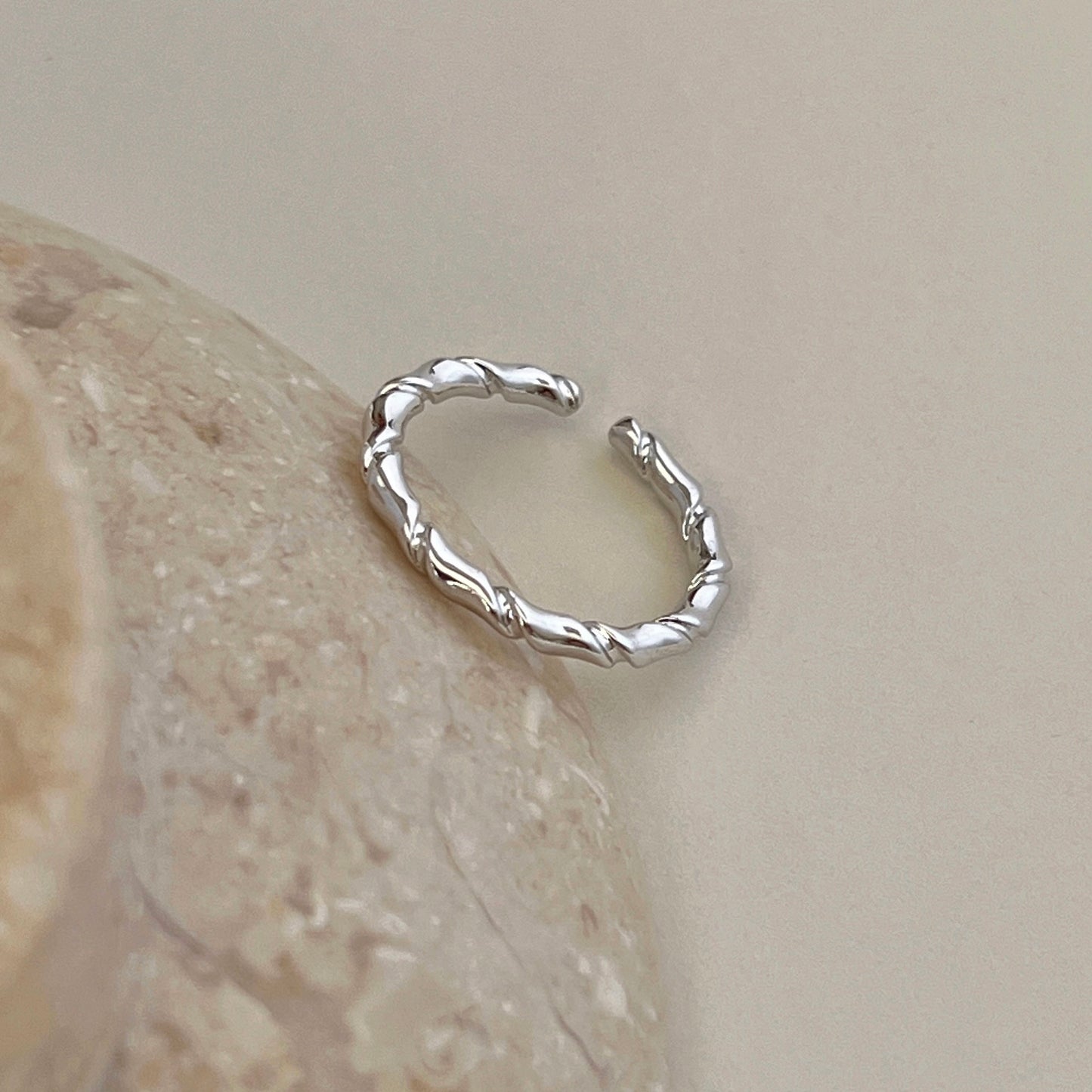 VIGVOG 2024 Minimalist Silver Ring Collection