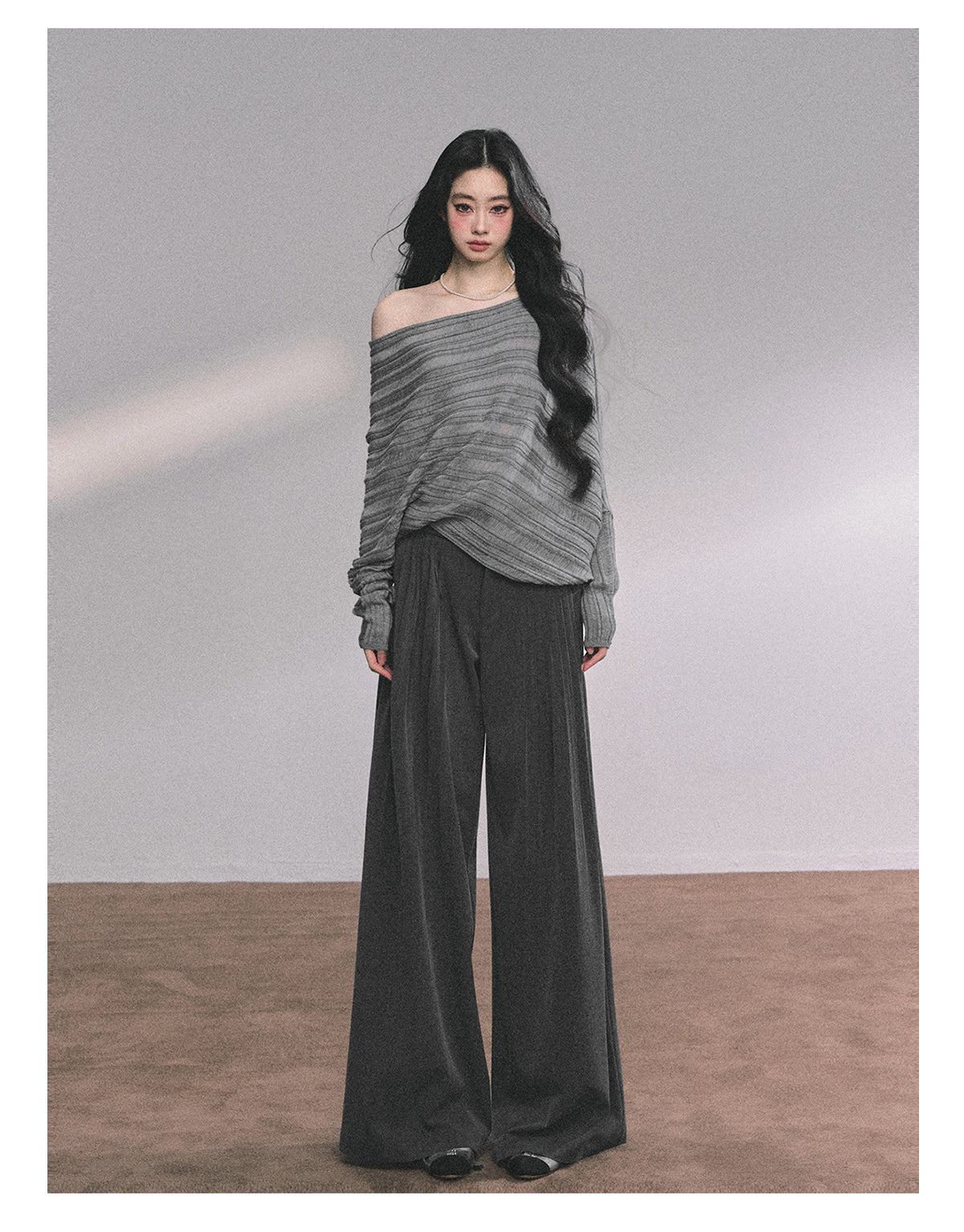 ShaoYeYan Fluid Lazy Pants