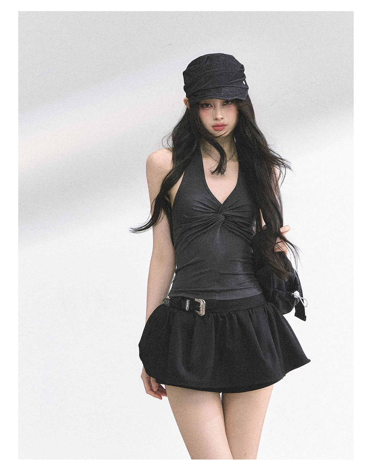 SHAOYEYAN French Lace Backless Top