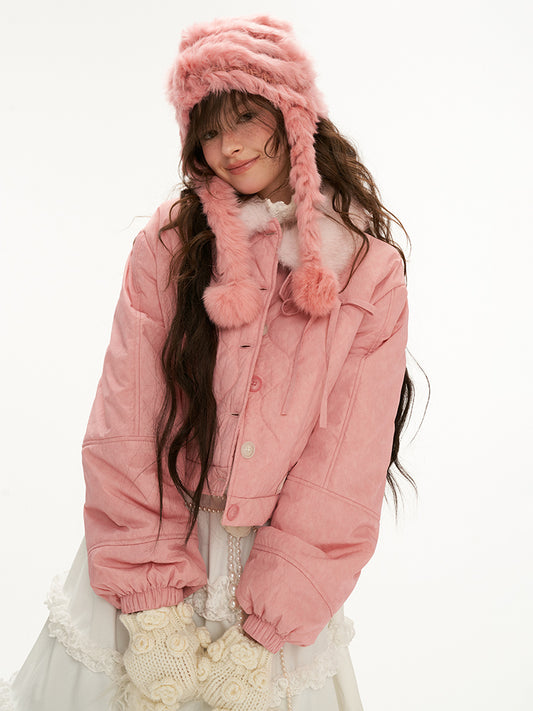 MAMC Bow-Trim Puffer Jacket