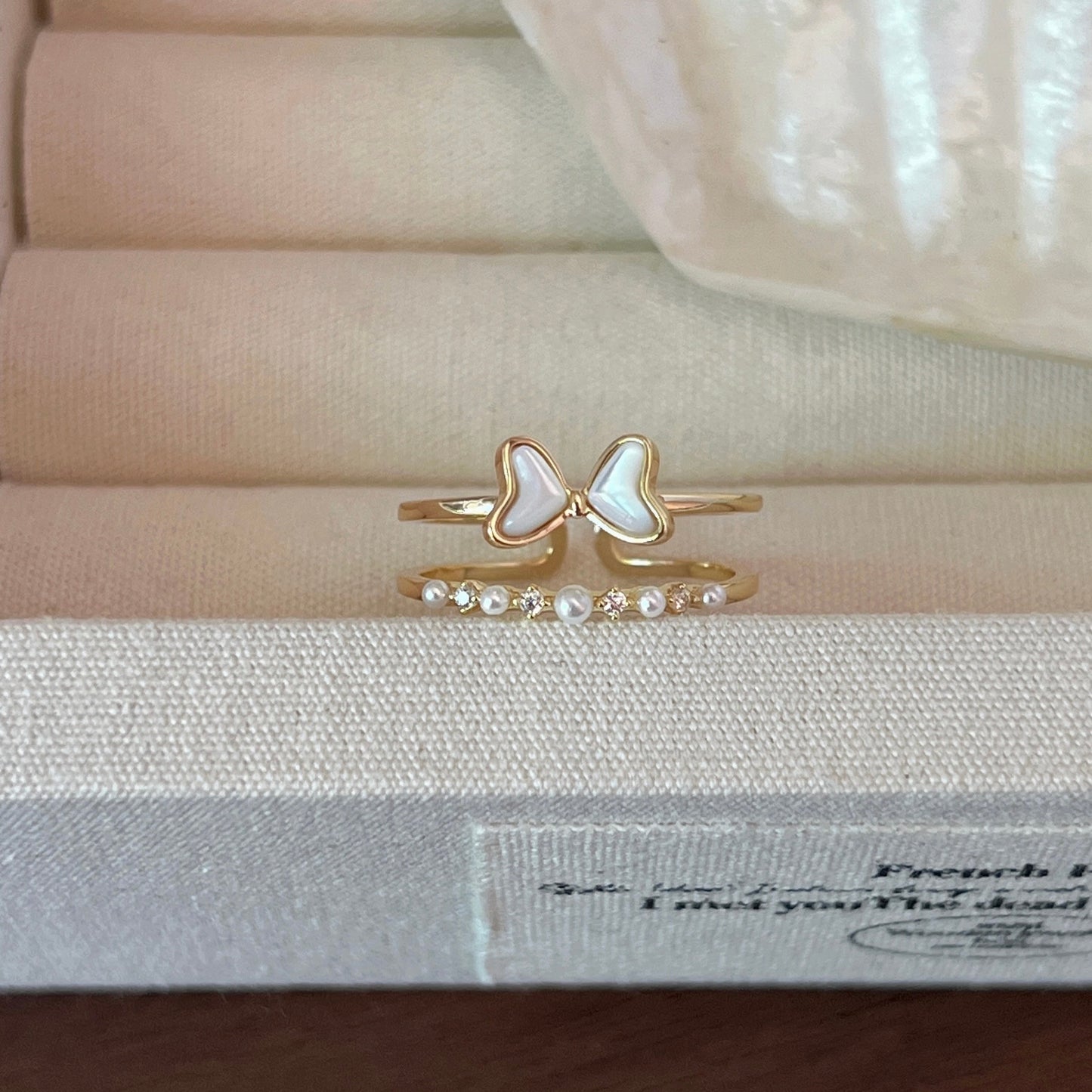 VIGVOG 2024 Floral Bow Ring Collection