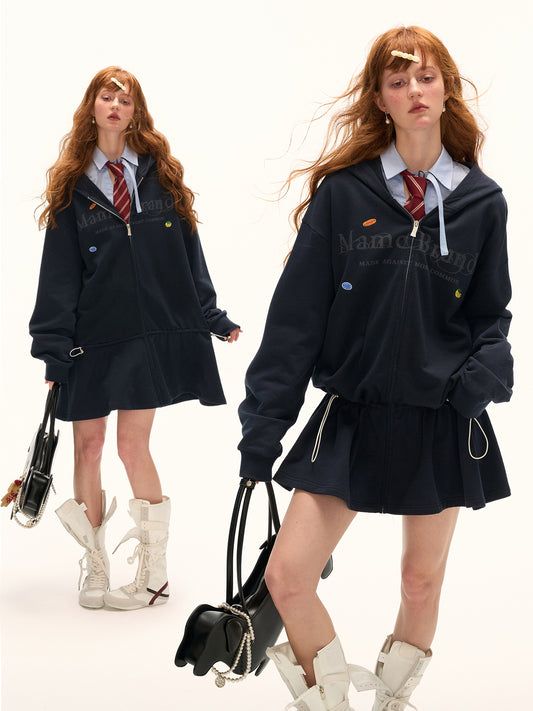 MAMC Washed Logo Hoodie Dress