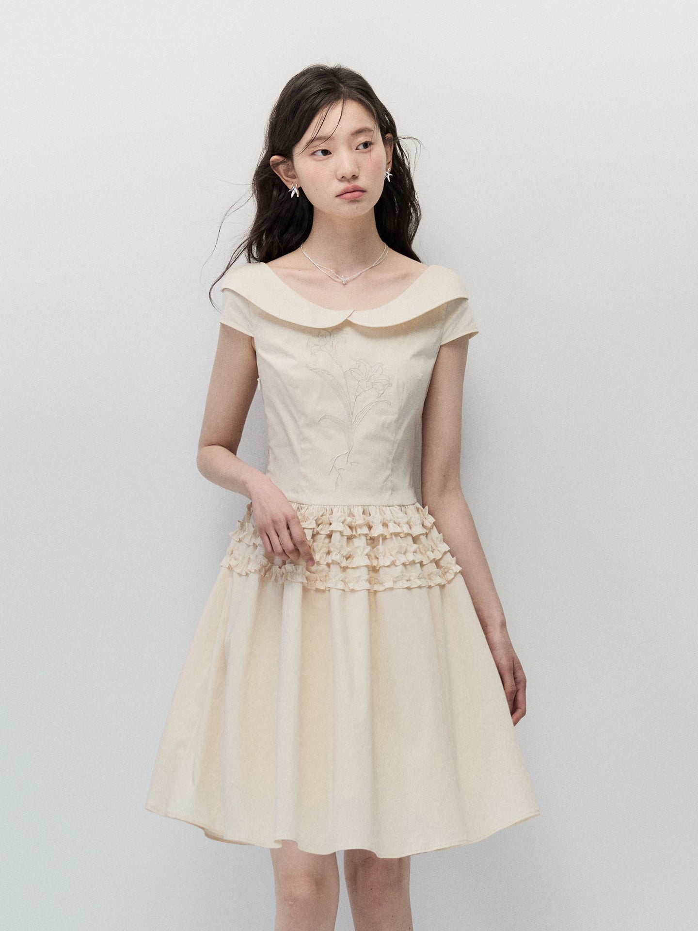 ANNATTO 'Vintage Blossom' Embroidered Dress