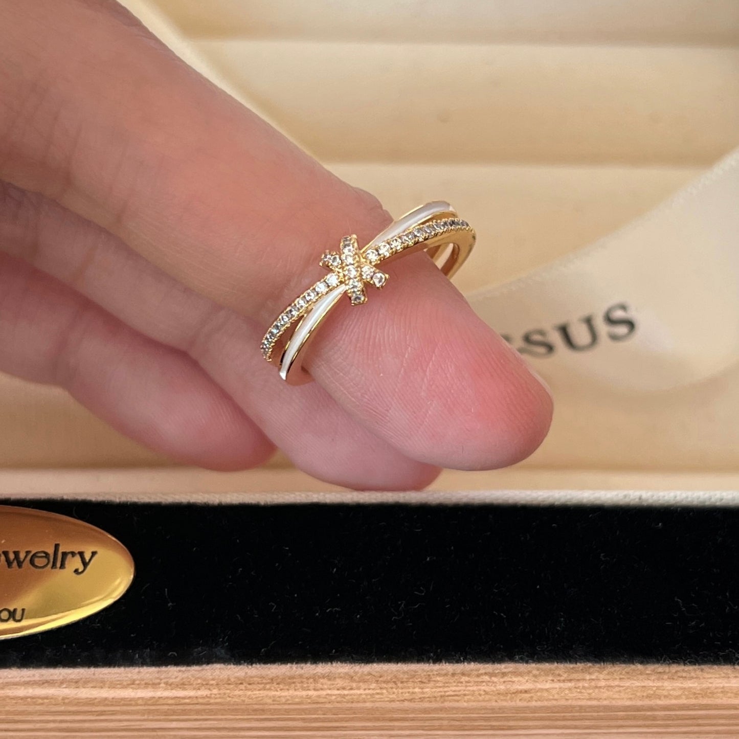 VIGVOG Minimalist Geometric Rings