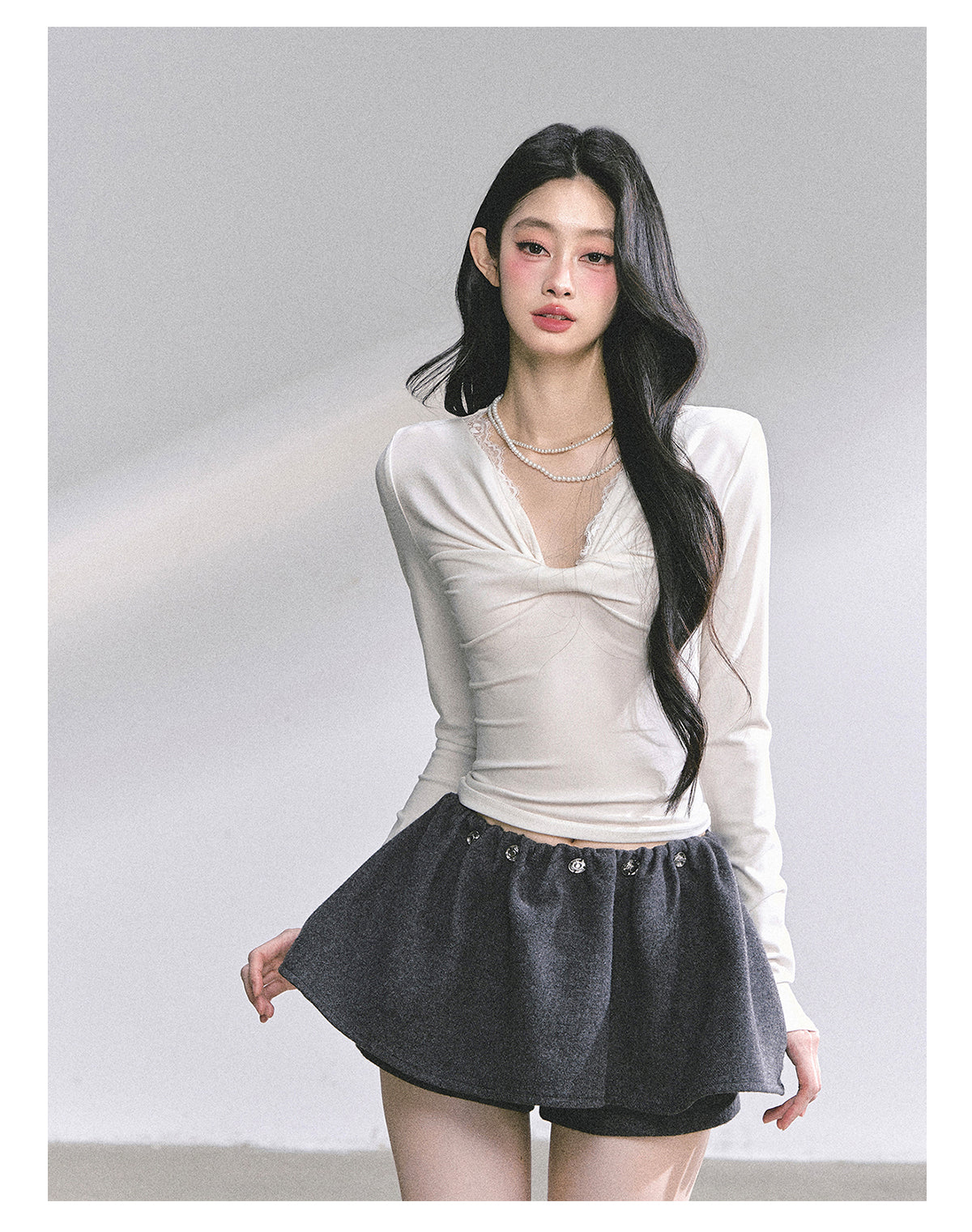 SHAOYEYAN Vintage White Moonlight Tee