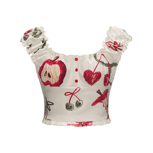 MAMC Hand-Painted Slim Fit Top