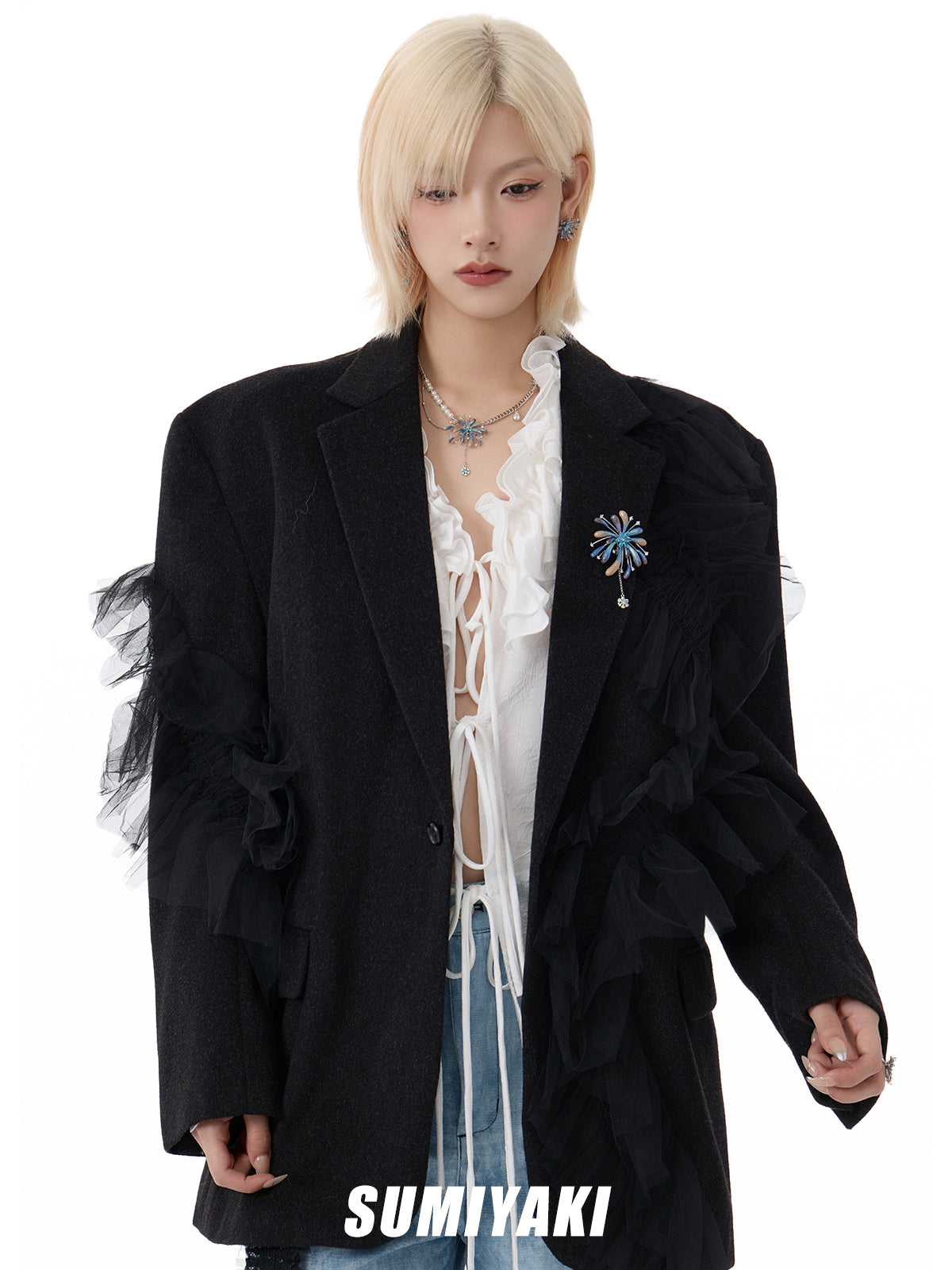 SUMIYAKI Celestial Fireworks Pearl Necklace