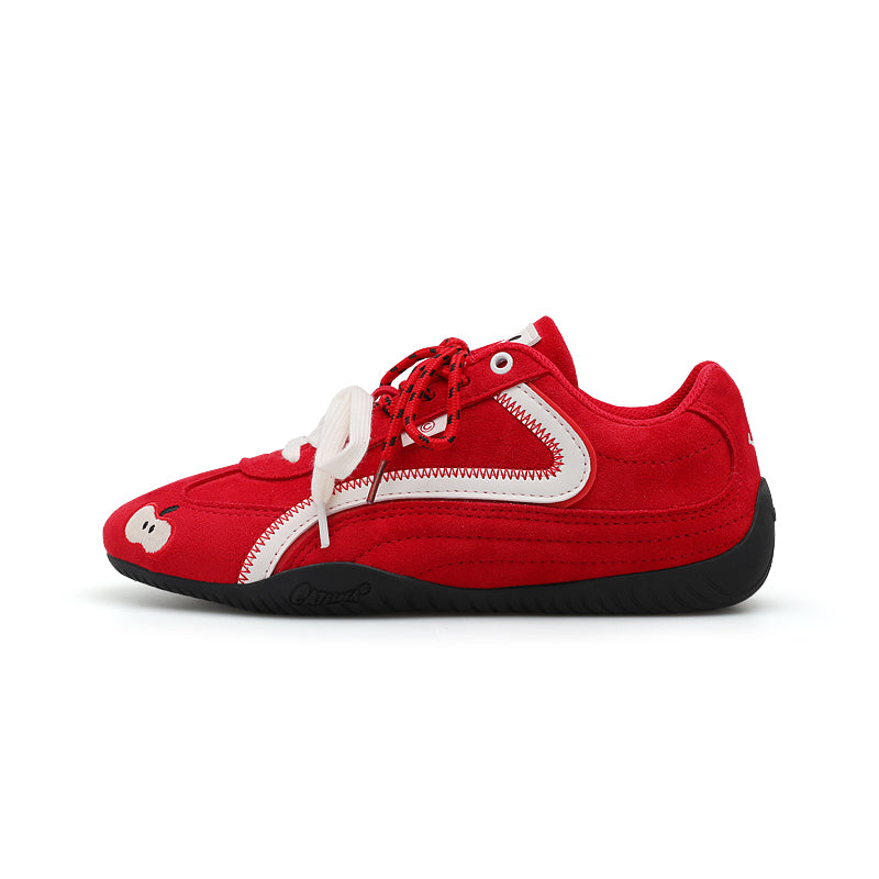 Cat&Sofa Apple Red Racing Sneakers