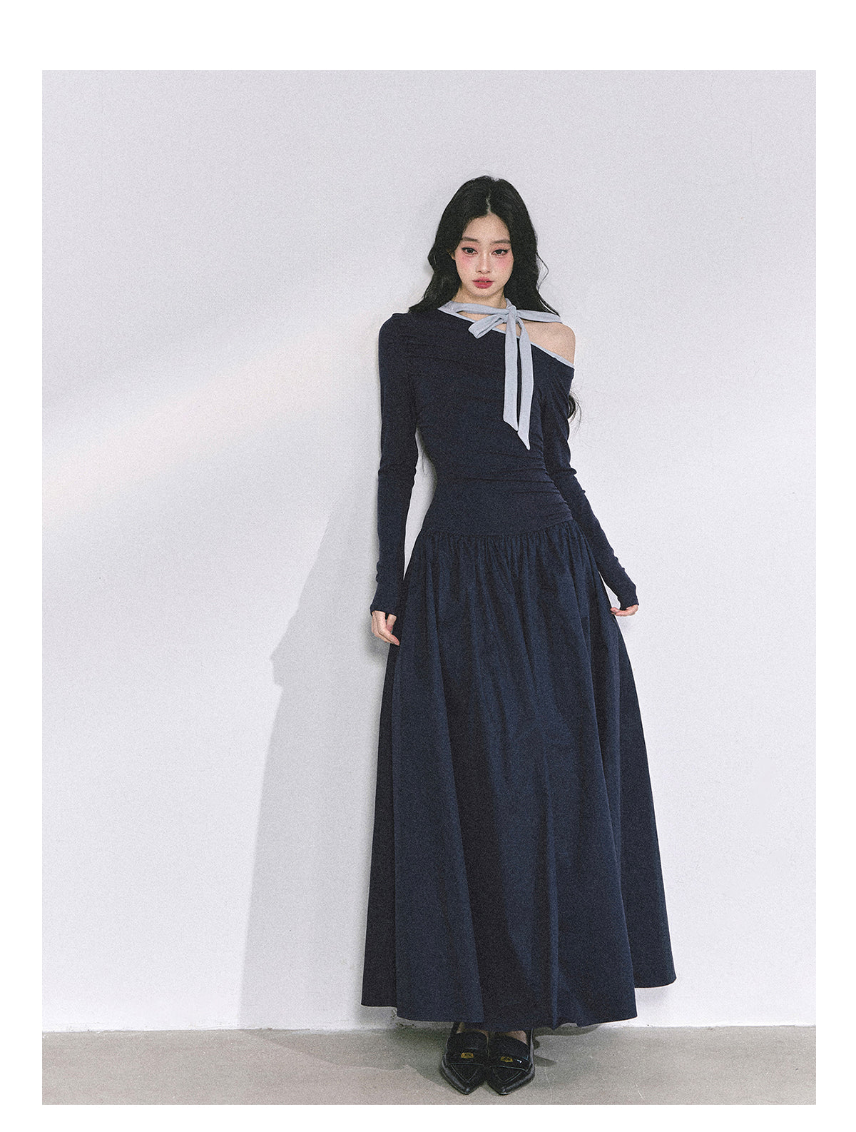 SHAOYEYAN Asymmetric One-Shoulder Bodycon Dress