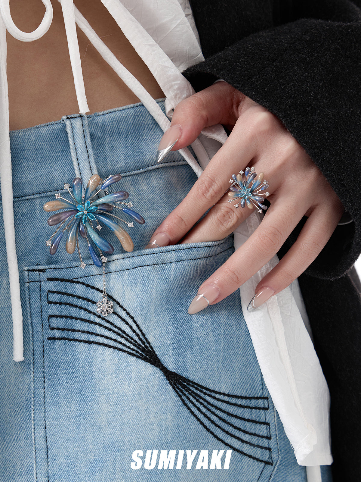 SUMIYAKI Celestial Fireworks Ring