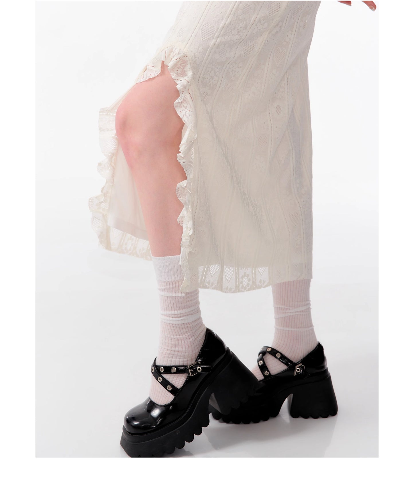 ZiziFei High Waist Ruffled Skirt