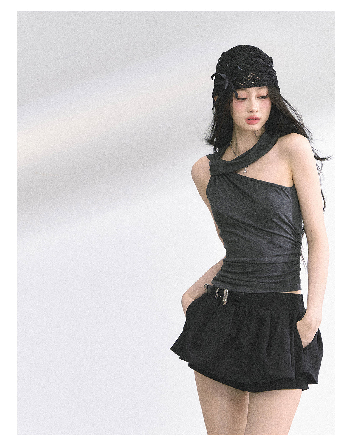 SHAOYEYAN Two-Way Crop Top