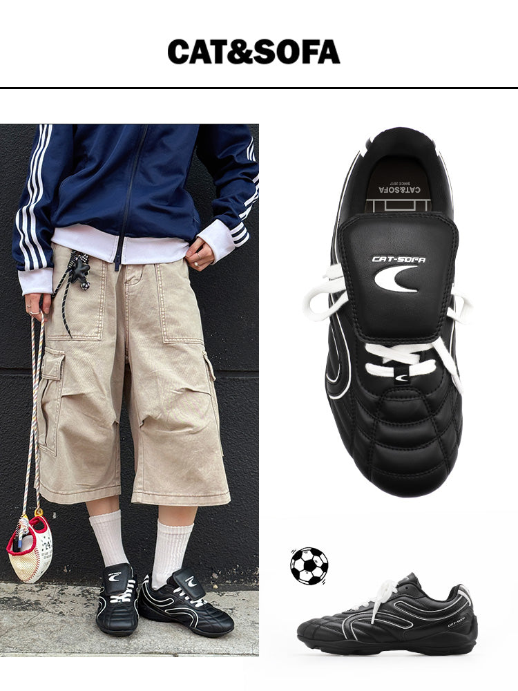 Cat&Sofa Retro Football Sneakers