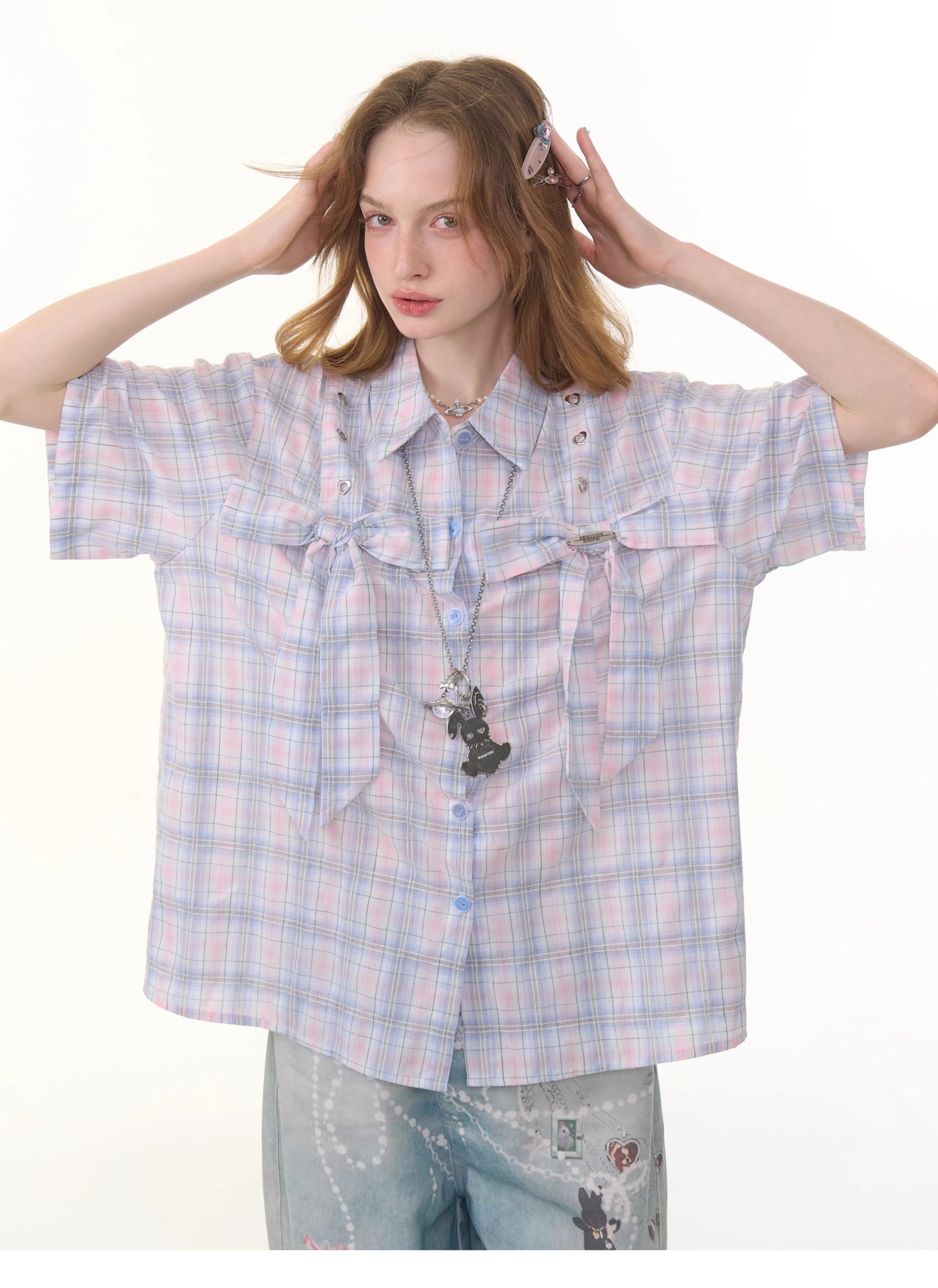 ziziFei Vintage Bow Blouse