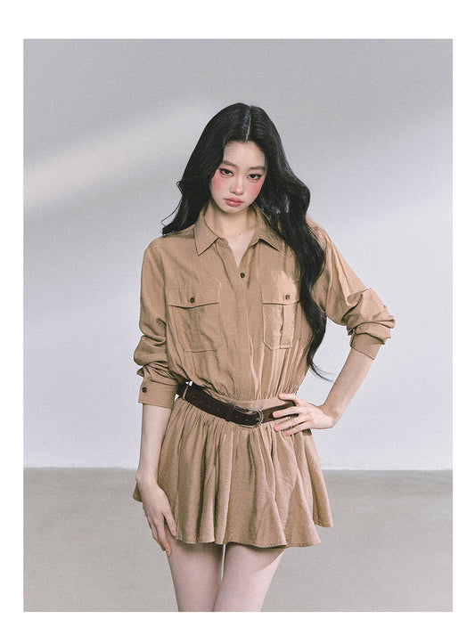 SHAOYEYAN Waist-Defining Office Dress