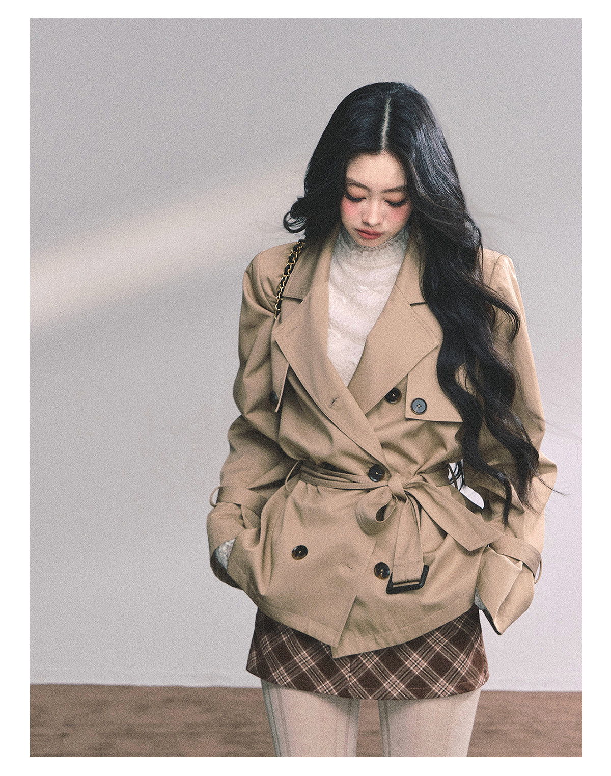 ShaoYeYan Herli Heiress Loose Fit Trench Coat