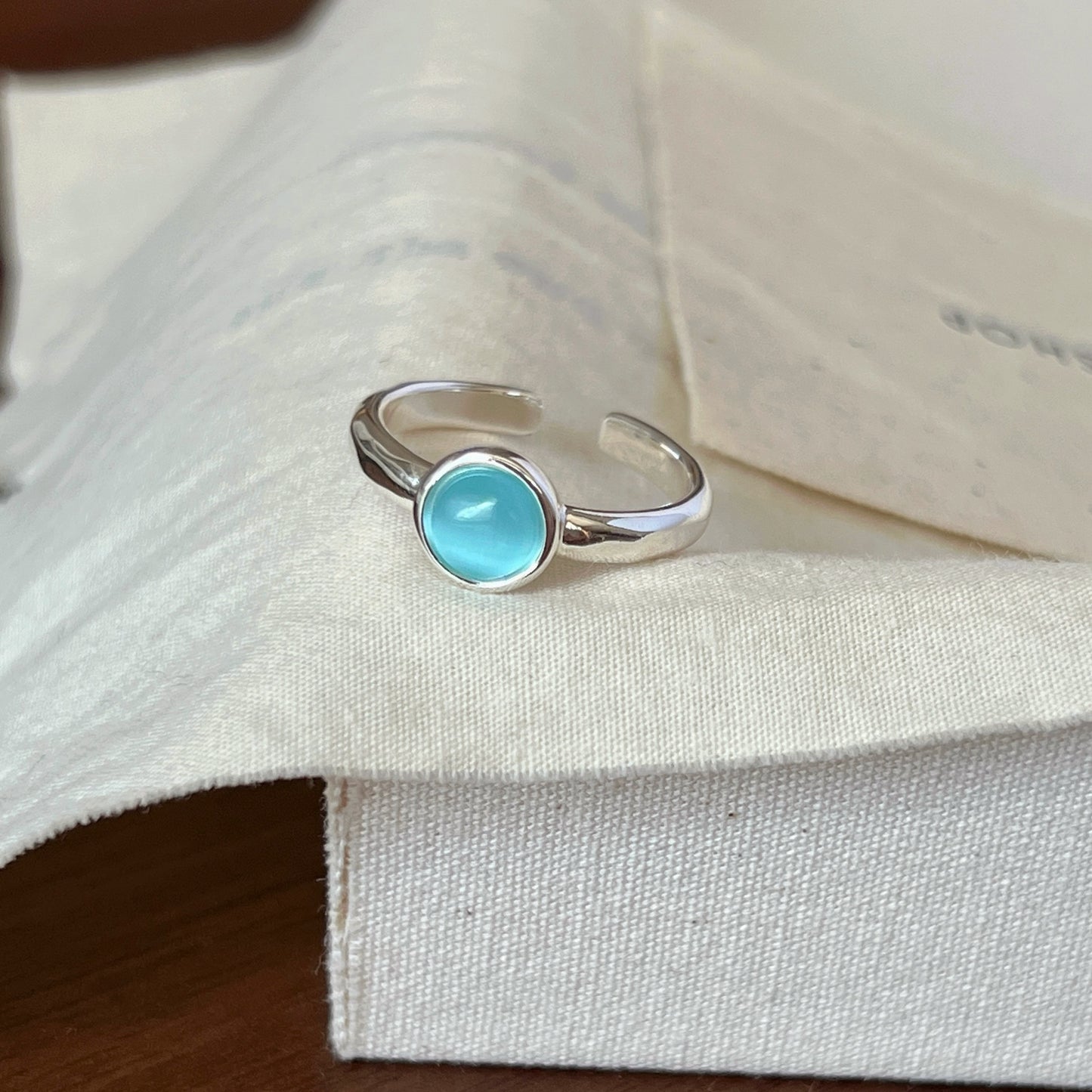 VIGVOG Cat's Eye Stone Rings