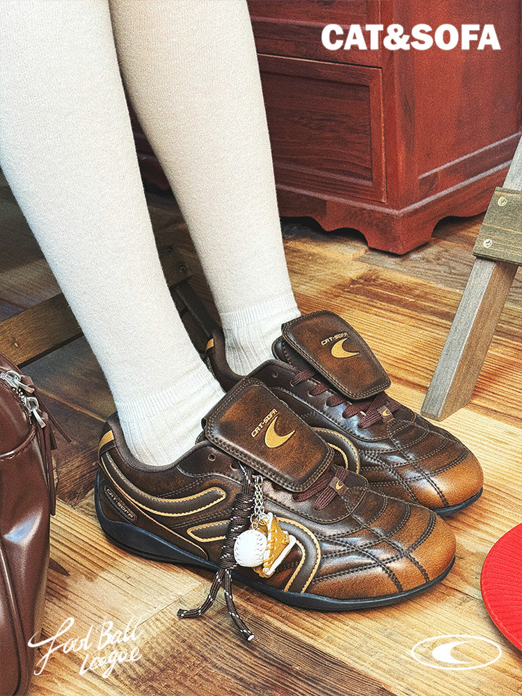 Cat&Sofa Retro Football Sneakers