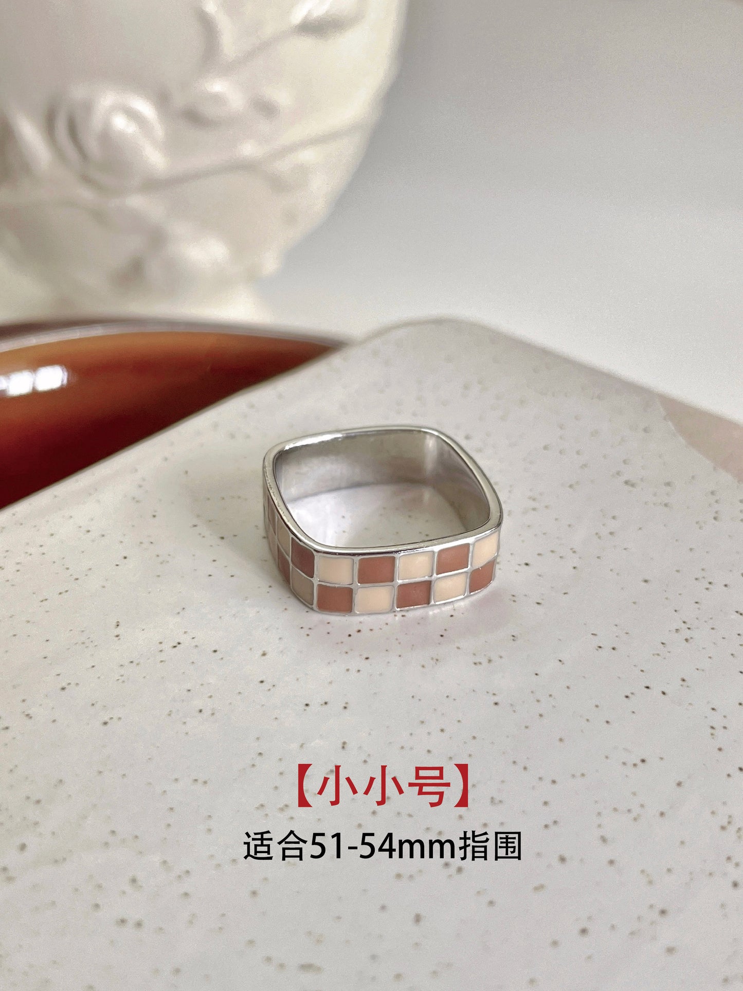 VIGVOG Geometric Ring