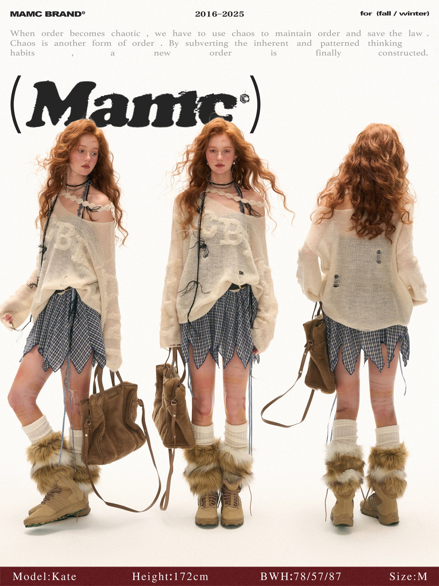 MAMC Off-Shoulder Knit Top