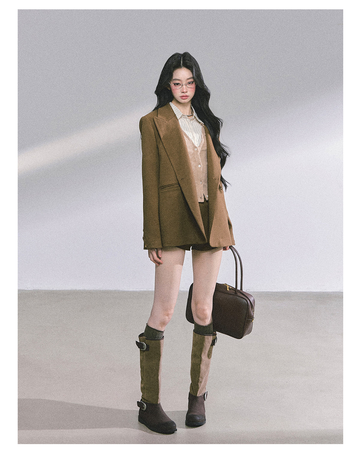 SHAOYEYAN Elegant Blazer and Skirt