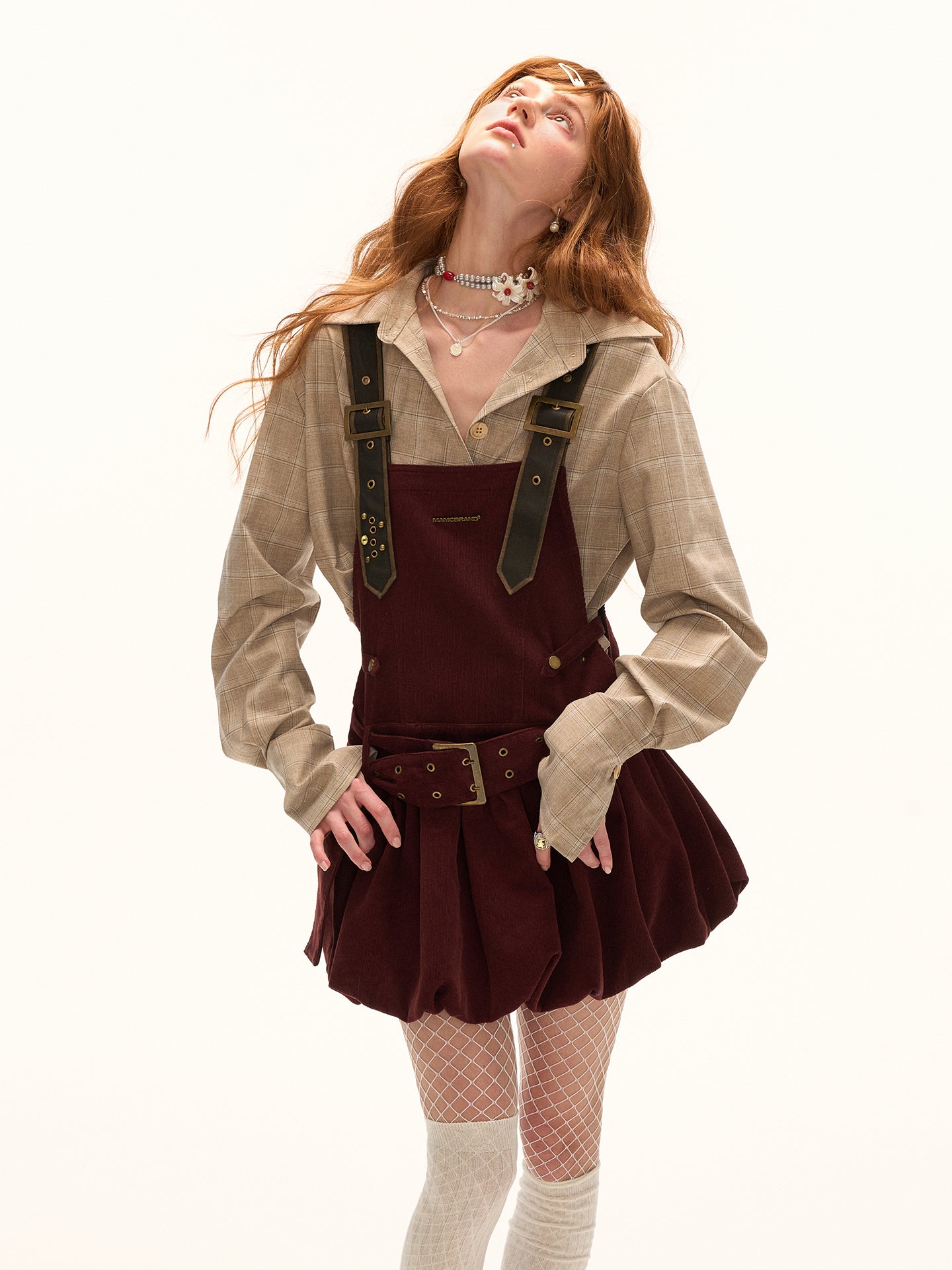 MAMC Corduroy Pinafore Dress
