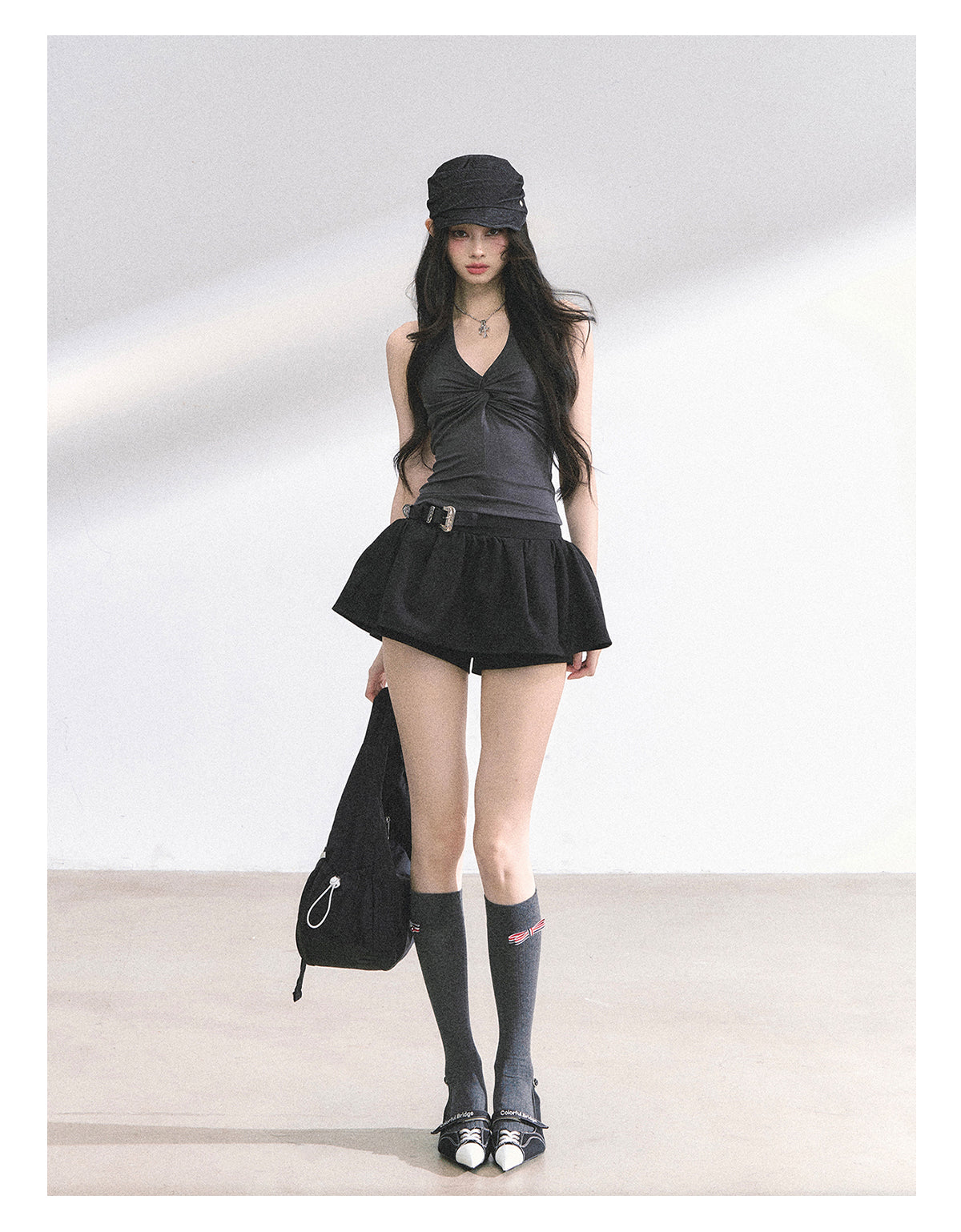 SHAOYEYAN French Lace Backless Top