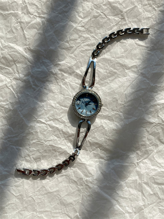 SUBTIME Haze Blue Mother-of-Pearl Watch