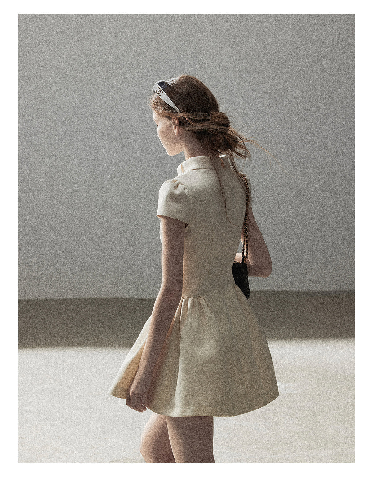 ShaoYeYan Aomalm Light Above the Clouds French Satin Dress