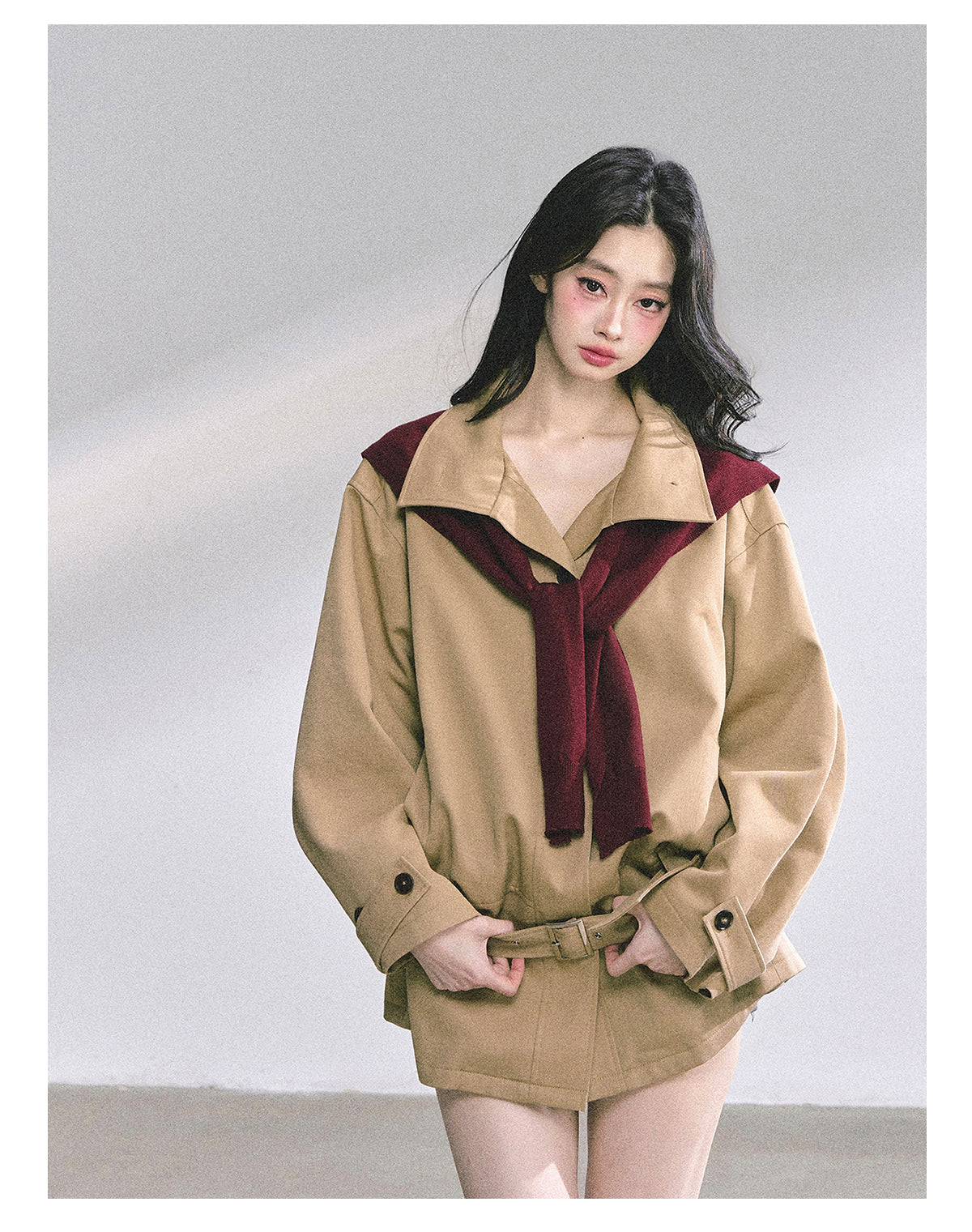 SHAOYEYAN Sydney Holiday Trench Coat
