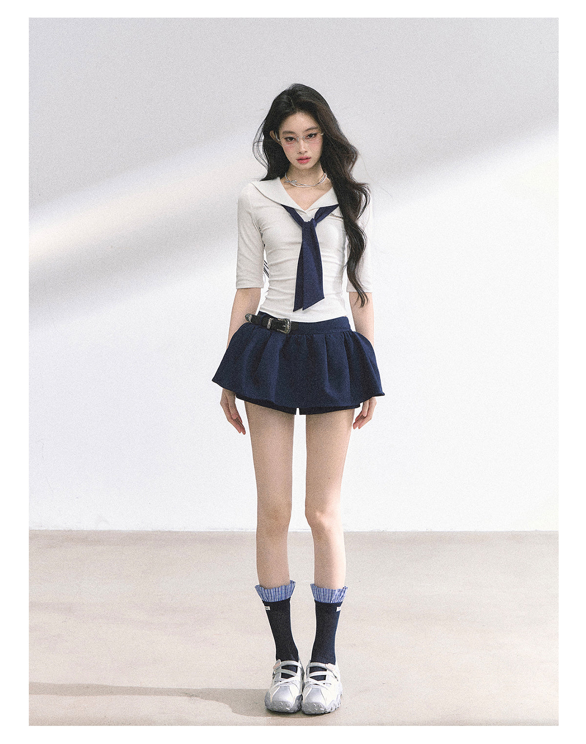 SHAOYEYAN American College Style Shirt (with non-detachable tie)