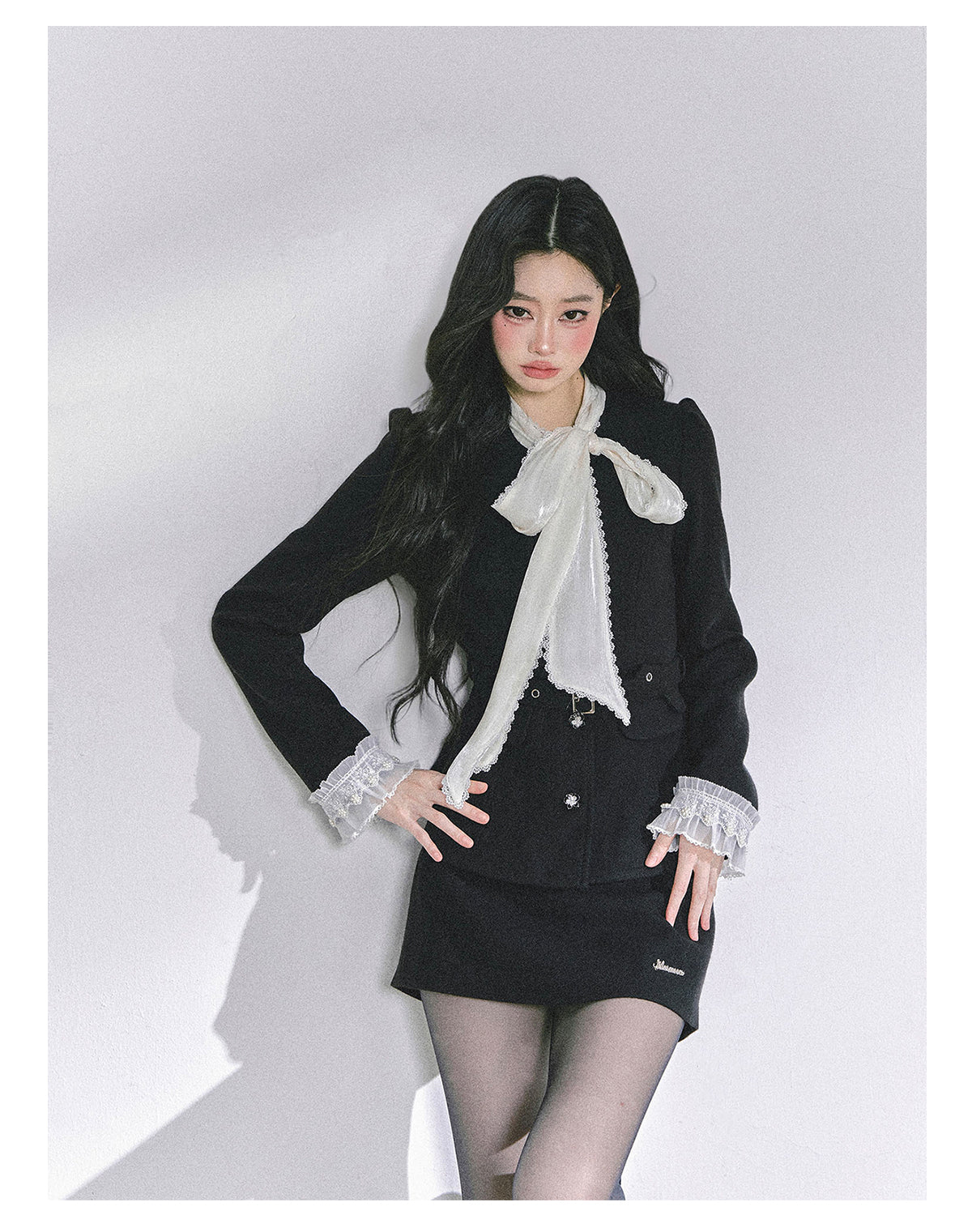 ShaoYeYan French Elegant Heiress Style Slim-Fit Blazer