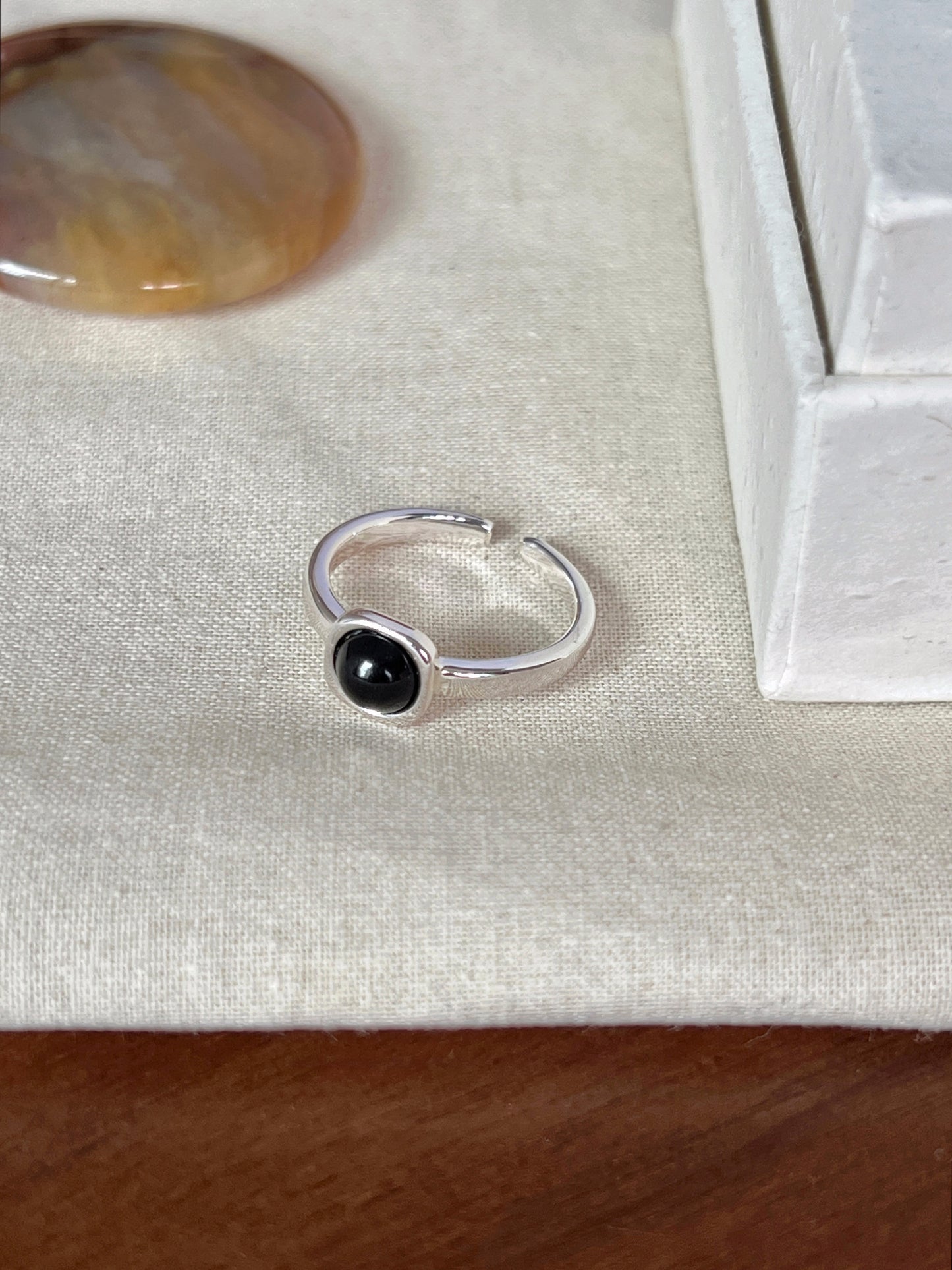 VIGVOG Natural Stone Ring Collection