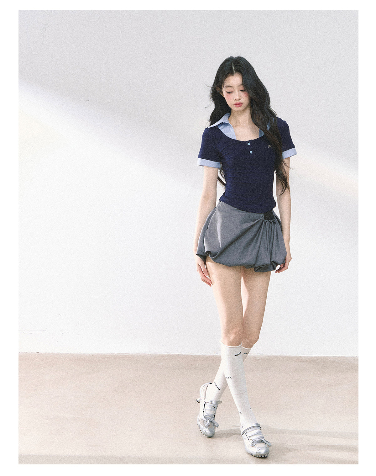 SHAOYEYAN American Style Cropped Tee