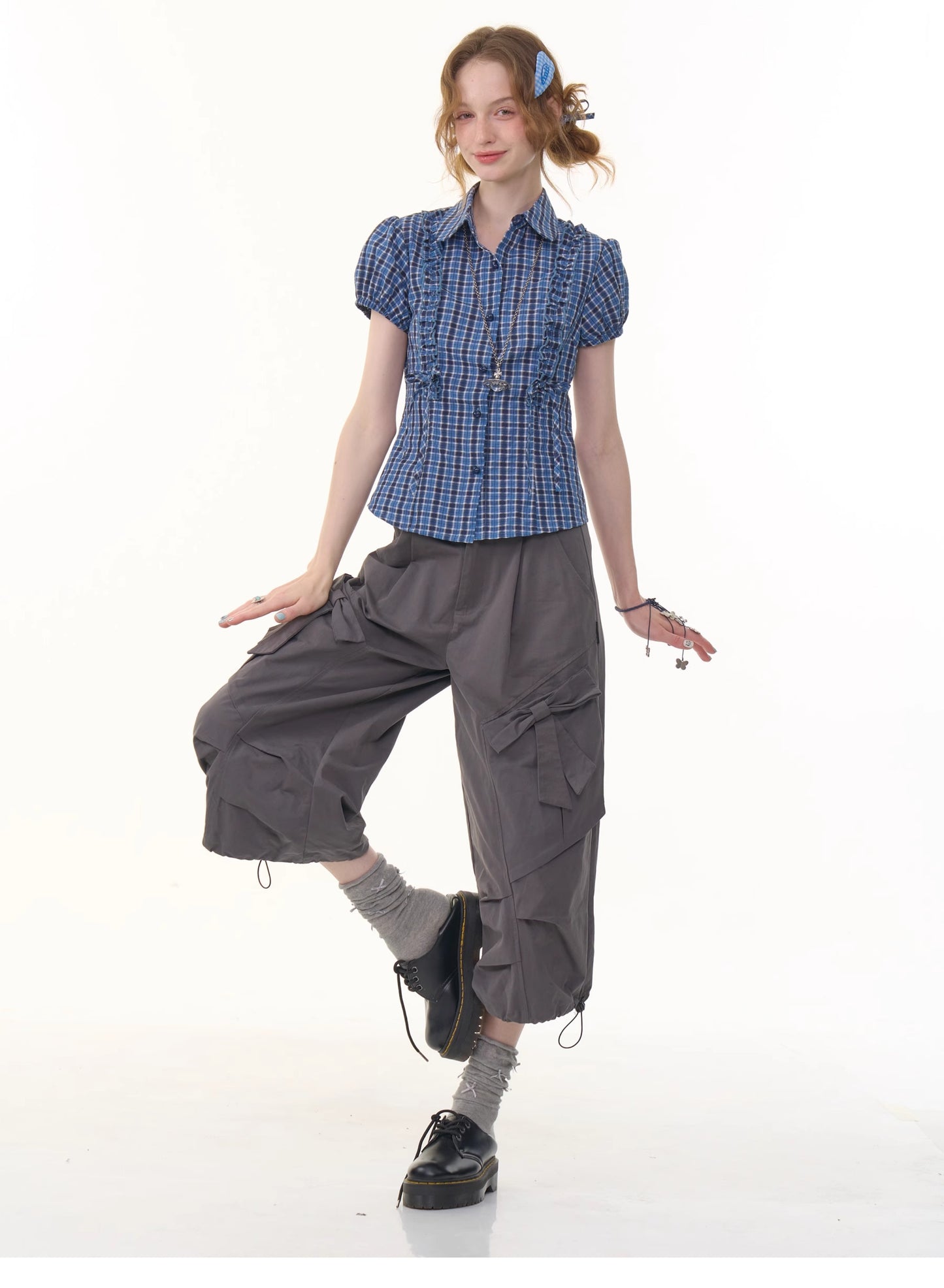 ziziFei Retro Utility Cargo Pants