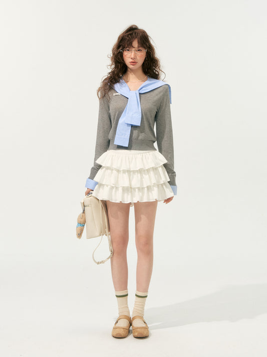 SOMESOWE Sailor Knot Detail Sweater