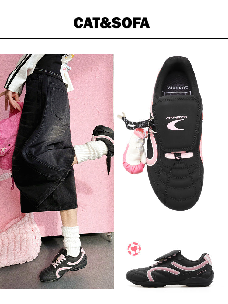 Cat&Sofa Retro Football Sneakers