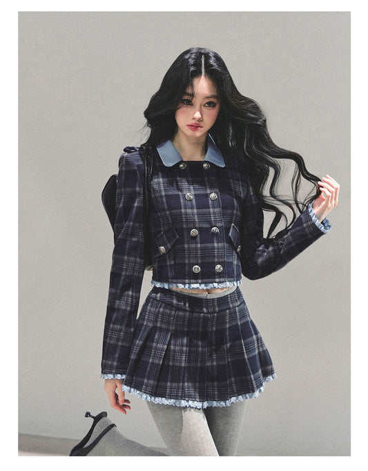 ShaoYeYan Proust Blue Academia Set