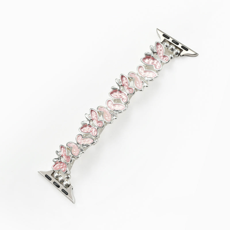 Butterfly Beaded Elastic Band for Apple Watch
