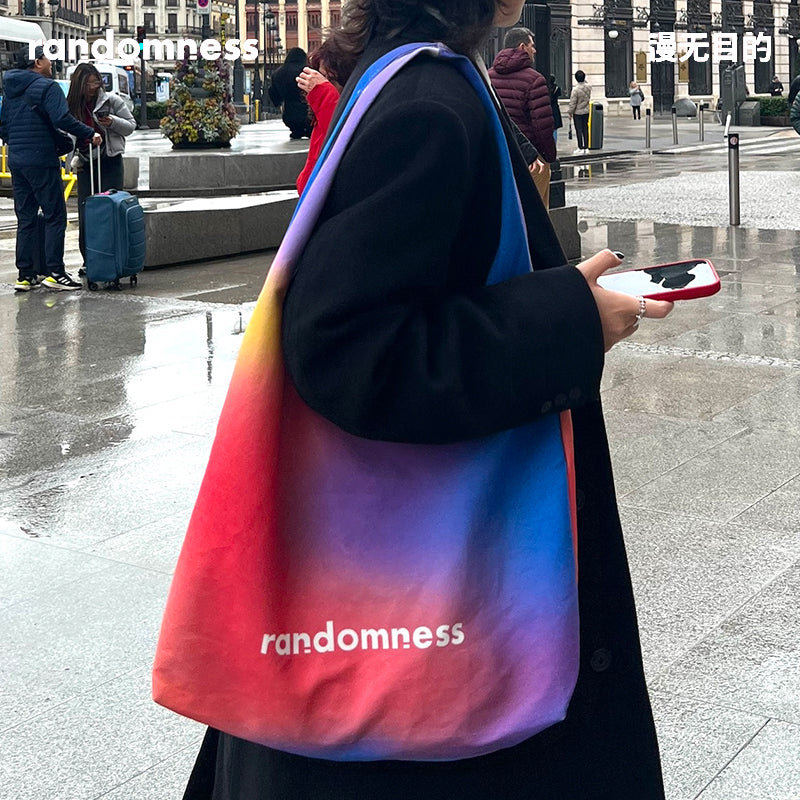 Randomness Original Abstract Canvas Tote Bag