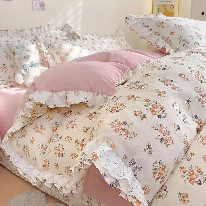 Korean Princess Style Bedding Set