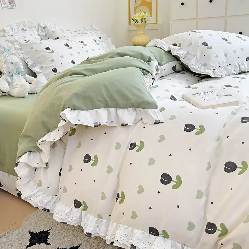 Korean Princess Style Bedding Set