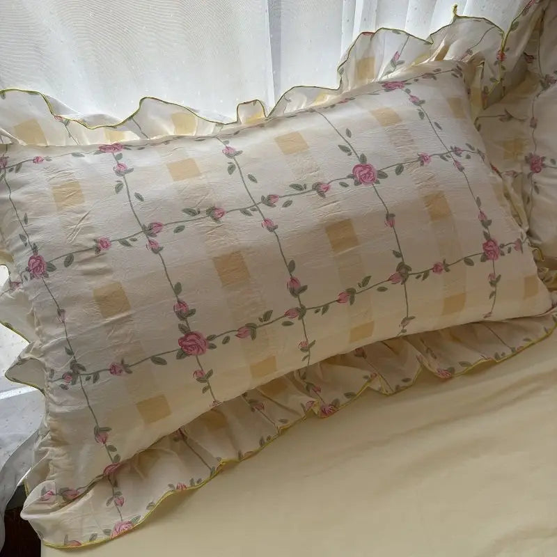 Korean Princess Duvet Cover Bedding Set
