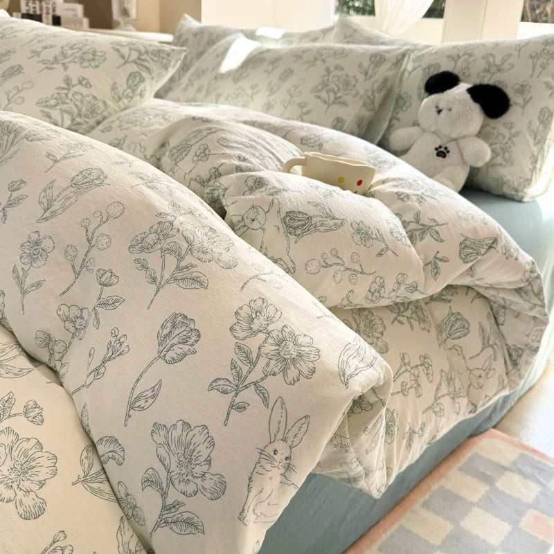 Kawaii Bow Bedding Set