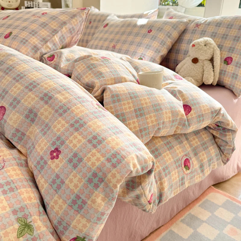 Kawaii Bow Bedding Set